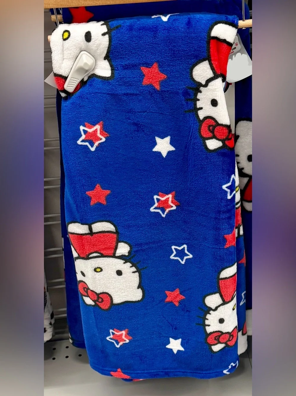 hello kitty 4th of july blanket throw - Picture 2 of 2
